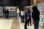 Attendees View Poster Presentations by Southwestern Oklahoma State University