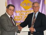 08-03-2005 Fischer Gives $500 Award to SWOSU by Southwestern Oklahoma State University