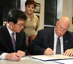 02-12-2008 SWOSU and Korean University Sign Agreement 2/2 by Southwestern Oklahoma State University