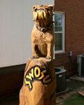 08-12-2008 New Carved Dog now on SWOSU Campus 1/2 by Southwestern Oklahoma State University