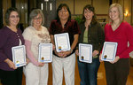 11-21-2008 SWOSU Employees Honored at Reception 7/10 by Southwestern Oklahoma State University