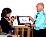 10-09-2009 SWOSU's Campbell Receives Service Award from LOSKAMP by Southwestern Oklahoma State University