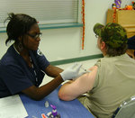 10-30-2009 SWOSU Nursing Students Help with Senior Citizen Flu Shot Clinic by Southwestern Oklahoma State University
