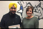 05-02-2017 Prabhjyot Singh Saluja Named April Dawg of the Month by Southwestern Oklahoma State University