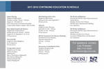 08-15-2017 Ten Continuing Education Activities Planned at SWOSU by Southwestern Oklahoma State University