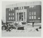 (Old) Library In Snow - 1973 by Southwestern Oklahoma State University