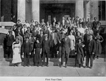 1914 Tenth Anniversary Photograph of the First Year Graduating Class of 1904 of the Southwestern Oklahoma Normal School by Southwestern Oklahoma State University