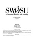 Graduate Catalog 2005-2006 by Southwestern Oklahoma State University