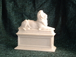 Mythopoiec Award Lion Statuette by Eleanor M. Farrell