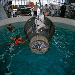 GEMINI-TITAN (GT)-3 - BACKUP CREW - WATER EGRESS - TRAINING - ELLINGTON AFB (EAFB), TX