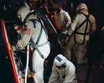 ASTRONAUT WALTER M. SCHIRRA, JR. - MISC. - INSERTION (PRELAUNCH) - CAPE