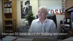Interview Dr. Jones about Art Building renovation