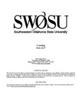 Weatherford: Undergraduate Catalog 2016-2017 by Southwestern Oklahoma State University