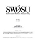 Weatherford: Undergraduate Catalog 2014-2015 by Southwestern Oklahoma State University