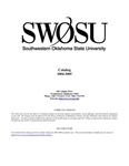 Weatherford: Undergraduate Catalog 2004-2005 by Southwestern Oklahoma State University
