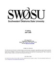 Weatherford: Undergraduate Catalog 2007-2008